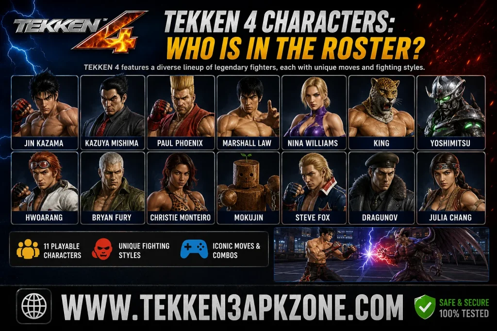 Tekken 4 Characters