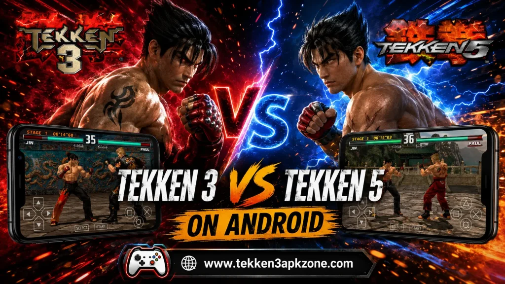 Tekken 3 vs Tekken 5 on Android