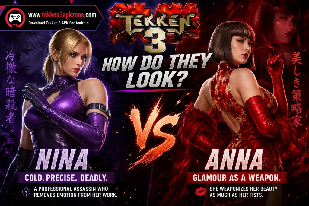 How Nina and Anna Look in Tekken 3