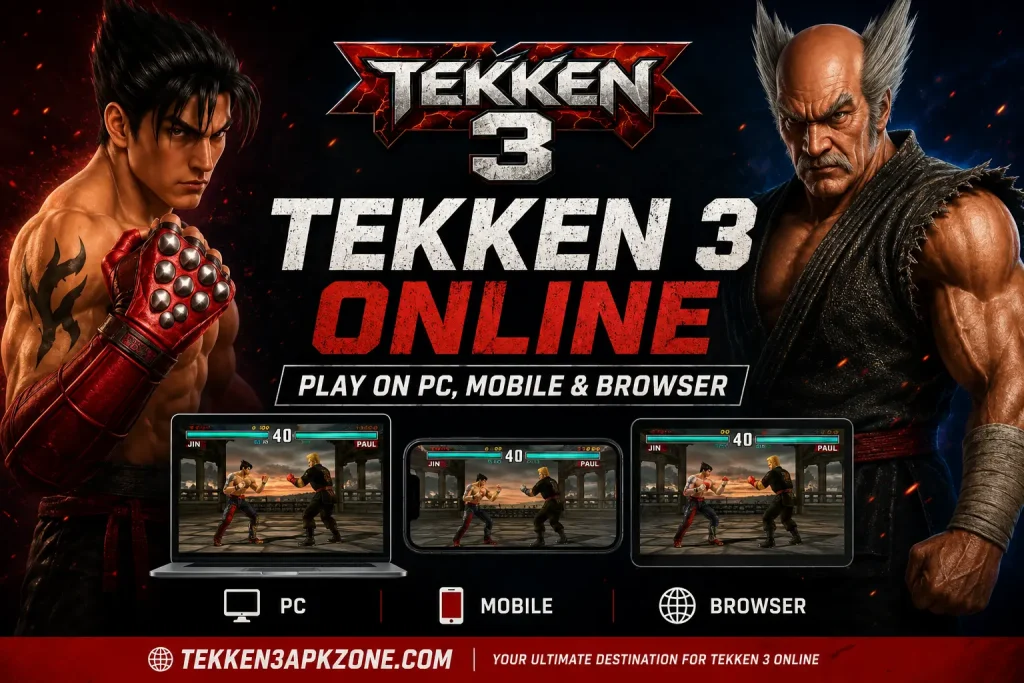 Tekken 3 Online Play Free on PC, Mobile & Browser in 2026